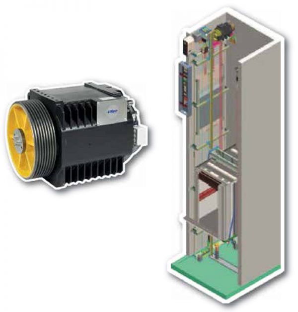 Machine-room-less Elevators